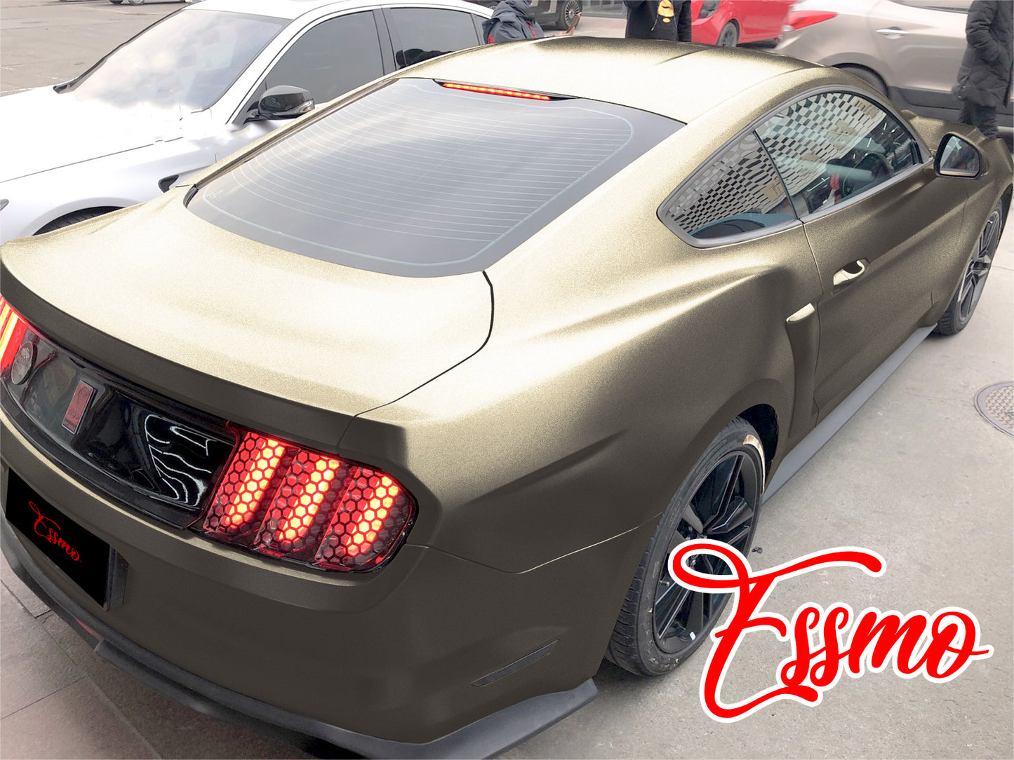 Matte Metallic Satin Pearl Champagne Gold Vinyl Wrap