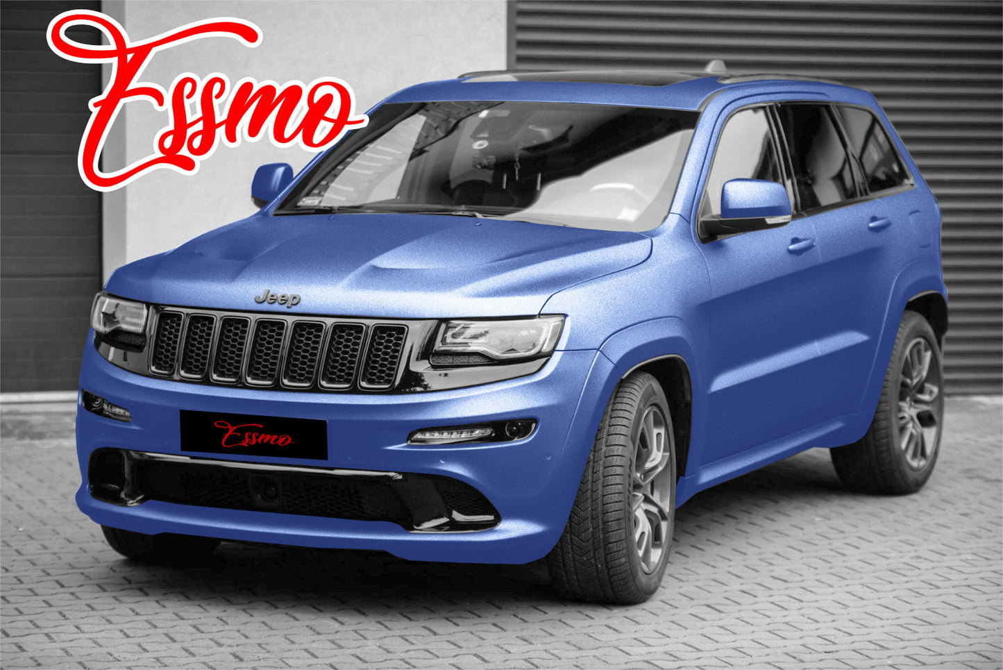 Matte Metallic Satin Pearl Frosted Blue Vinyl Wrap