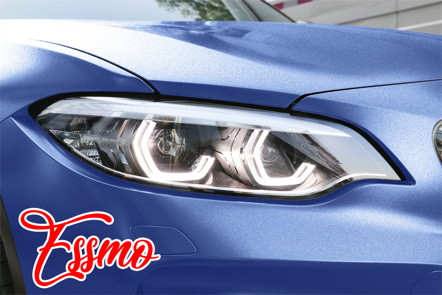 Matte Metallic Satin Pearl Frosted Blue Vinyl Wrap