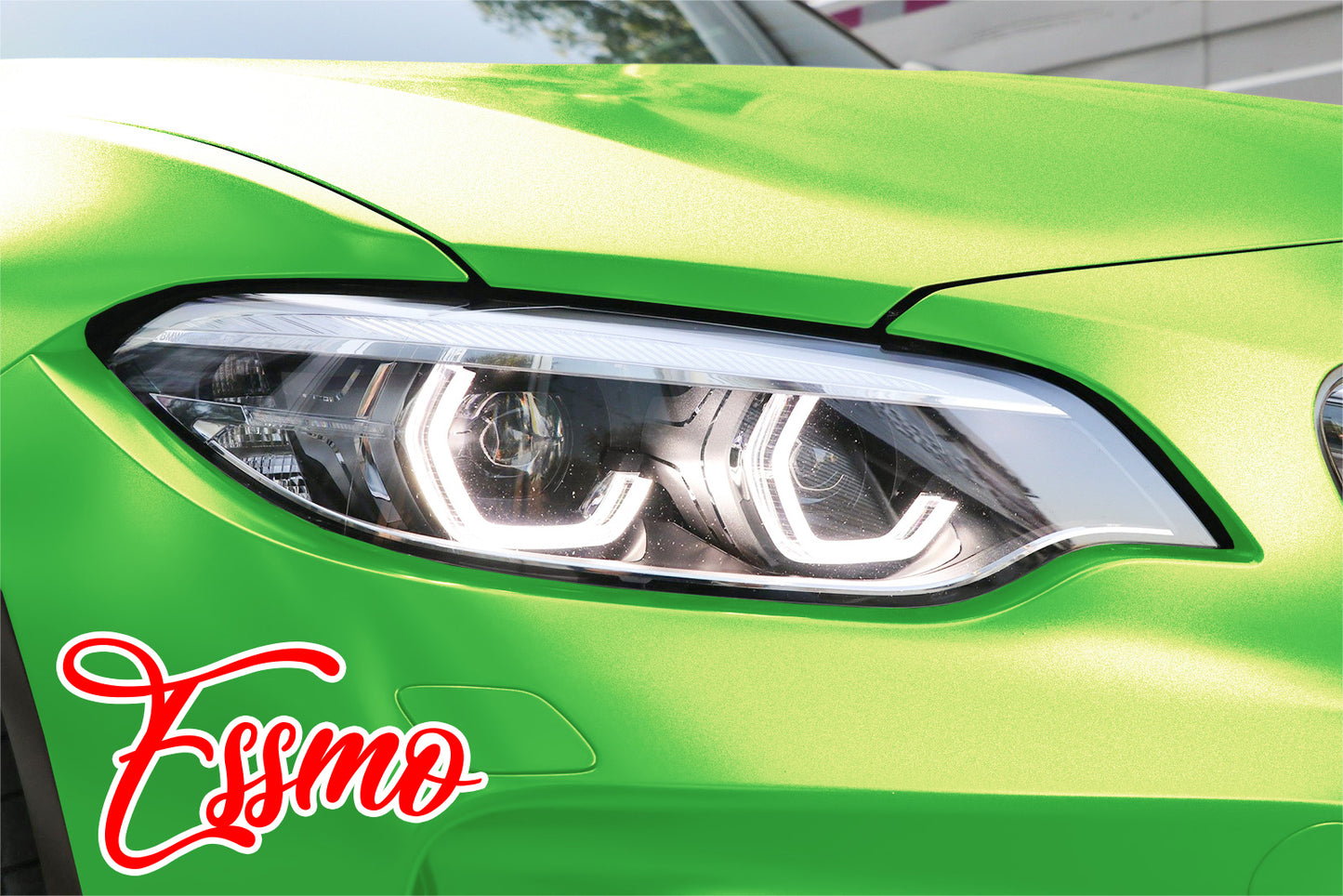 Matte Metallic Satin Pearl Apple Green Vinyl Wrap