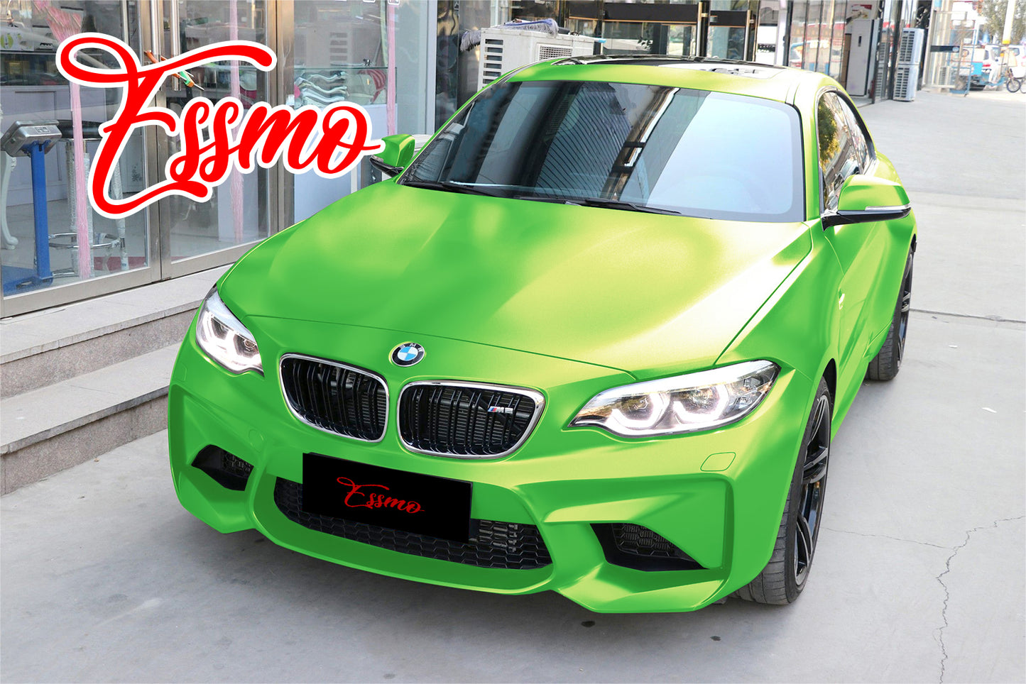 Matte Metallic Satin Pearl Apple Green Vinyl Wrap