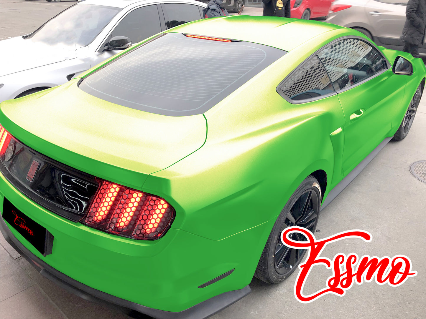 Matte Metallic Satin Pearl Apple Green Vinyl Wrap