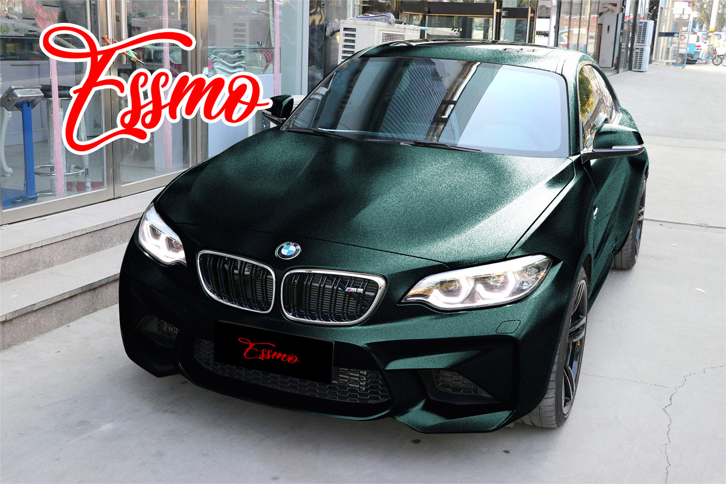 Matte Metallic Satin Pearl Dark Green Vinyl Wrap