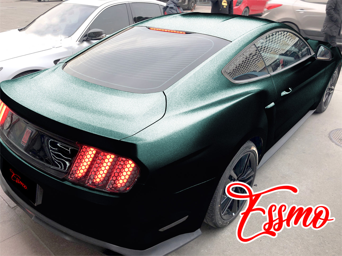 Matte Metallic Satin Pearl Dark Green Vinyl Wrap
