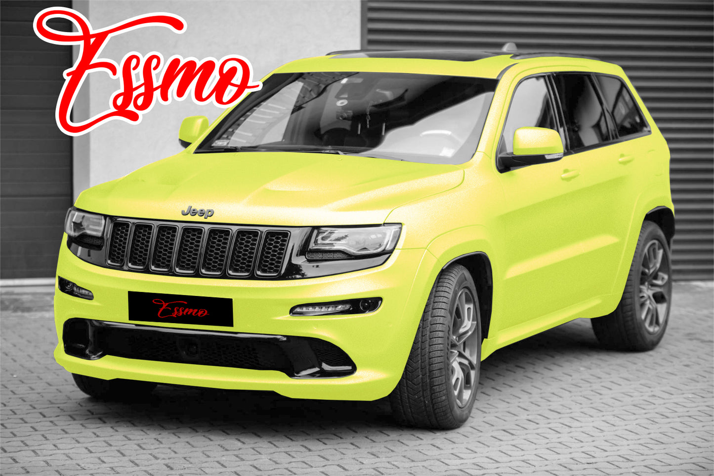 Matte Metallic Satin Pearl Neon Yellow Vinyl Wrap