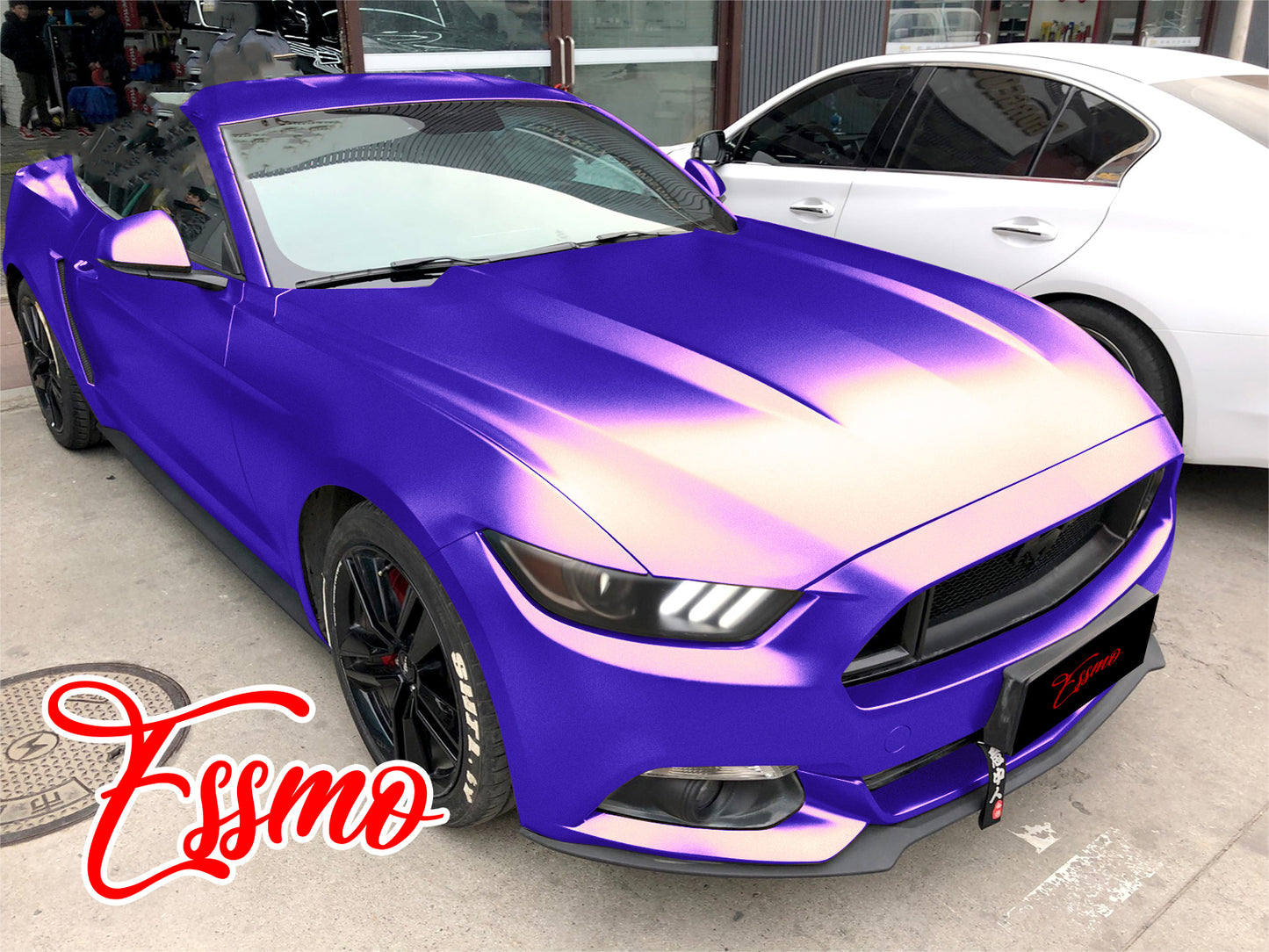 Matte Metallic Satin Pearl Purple Vinyl Wrap