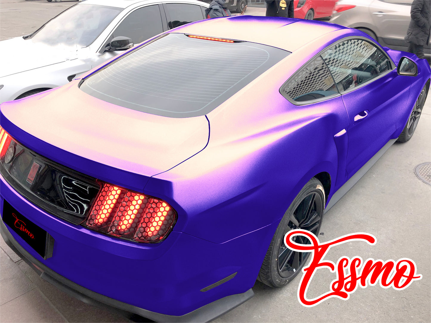 Matte Metallic Satin Pearl Purple Vinyl Wrap