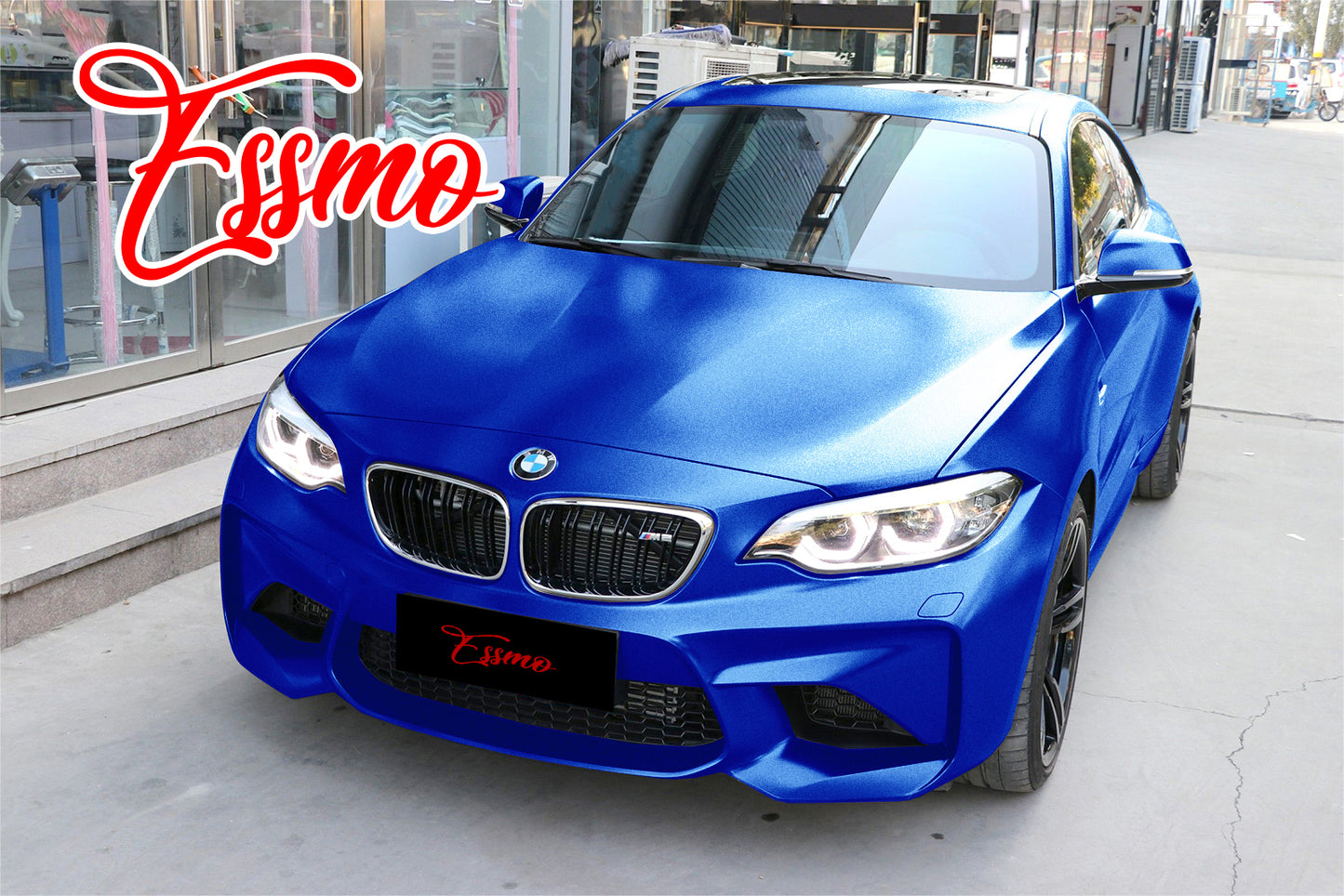 Matte Metallic Satin Pearl Royal Blue Vinyl Wrap