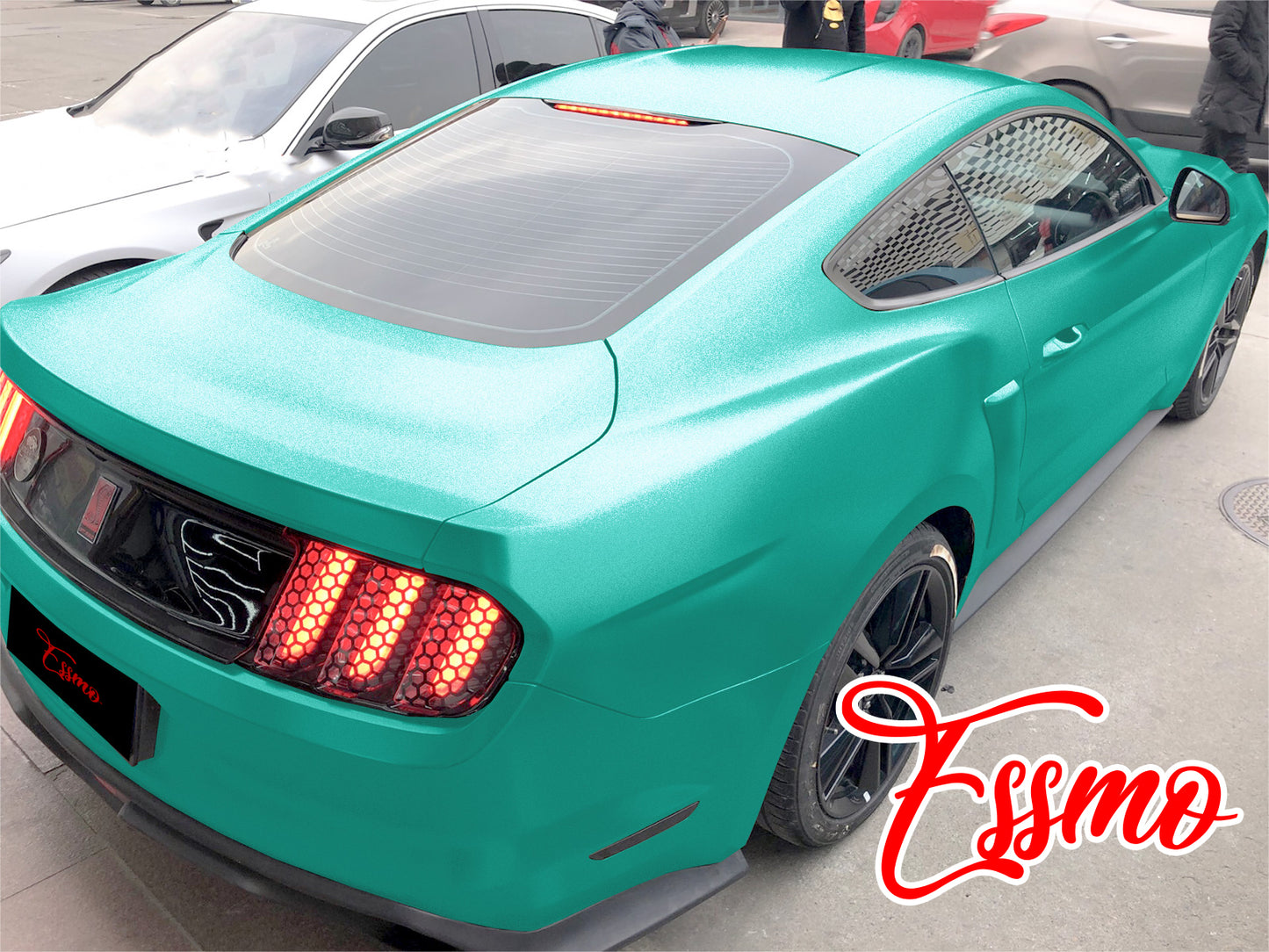 Matte Metallic Satin Pearl Lake Green Vinyl Wrap