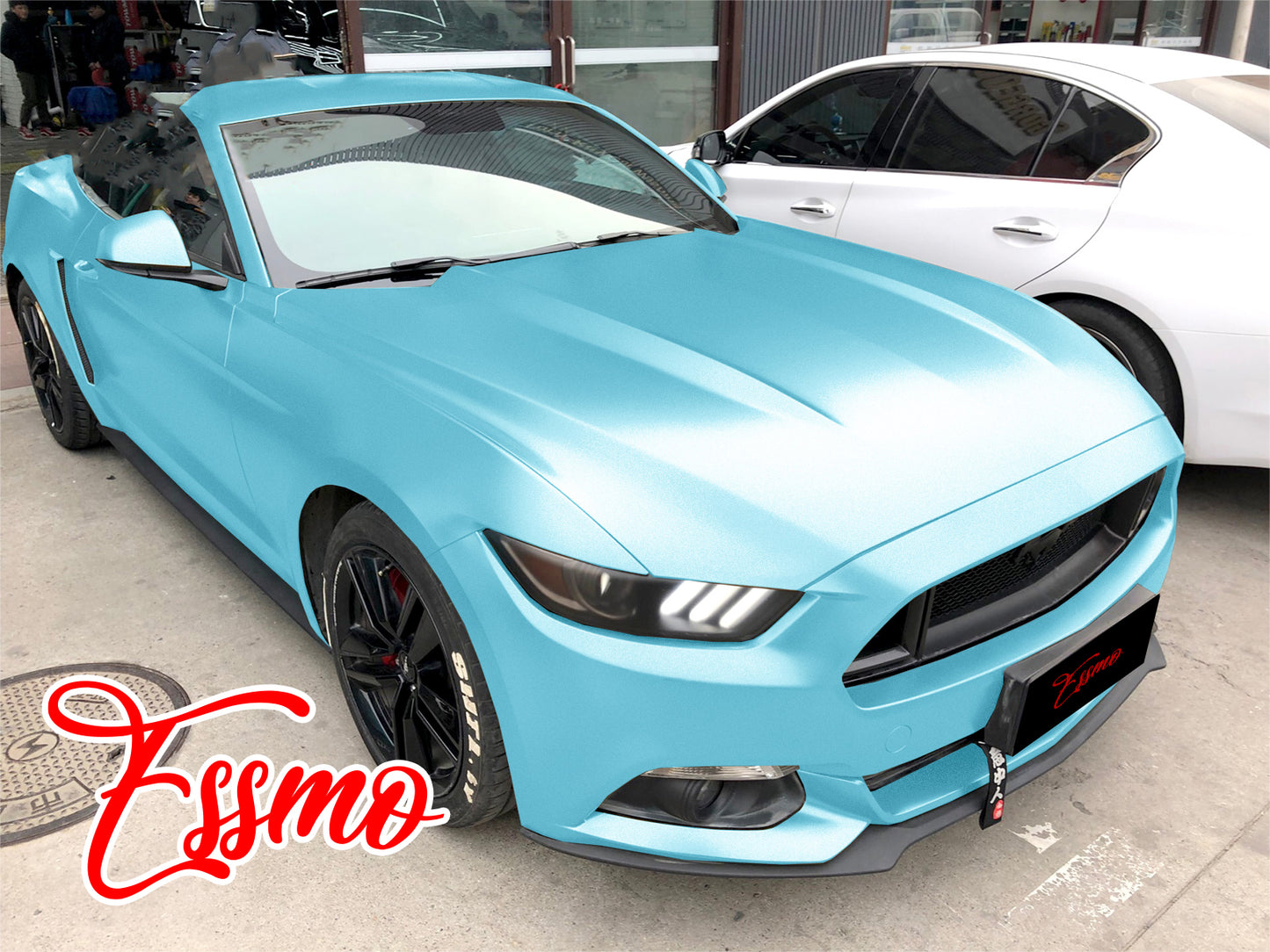 Matte Metallic Satin Pearl Teal Vinyl Wrap