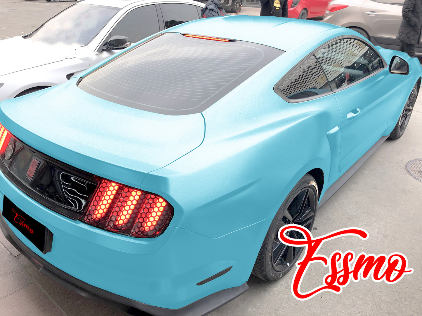 Matte Metallic Satin Pearl Teal Vinyl Wrap