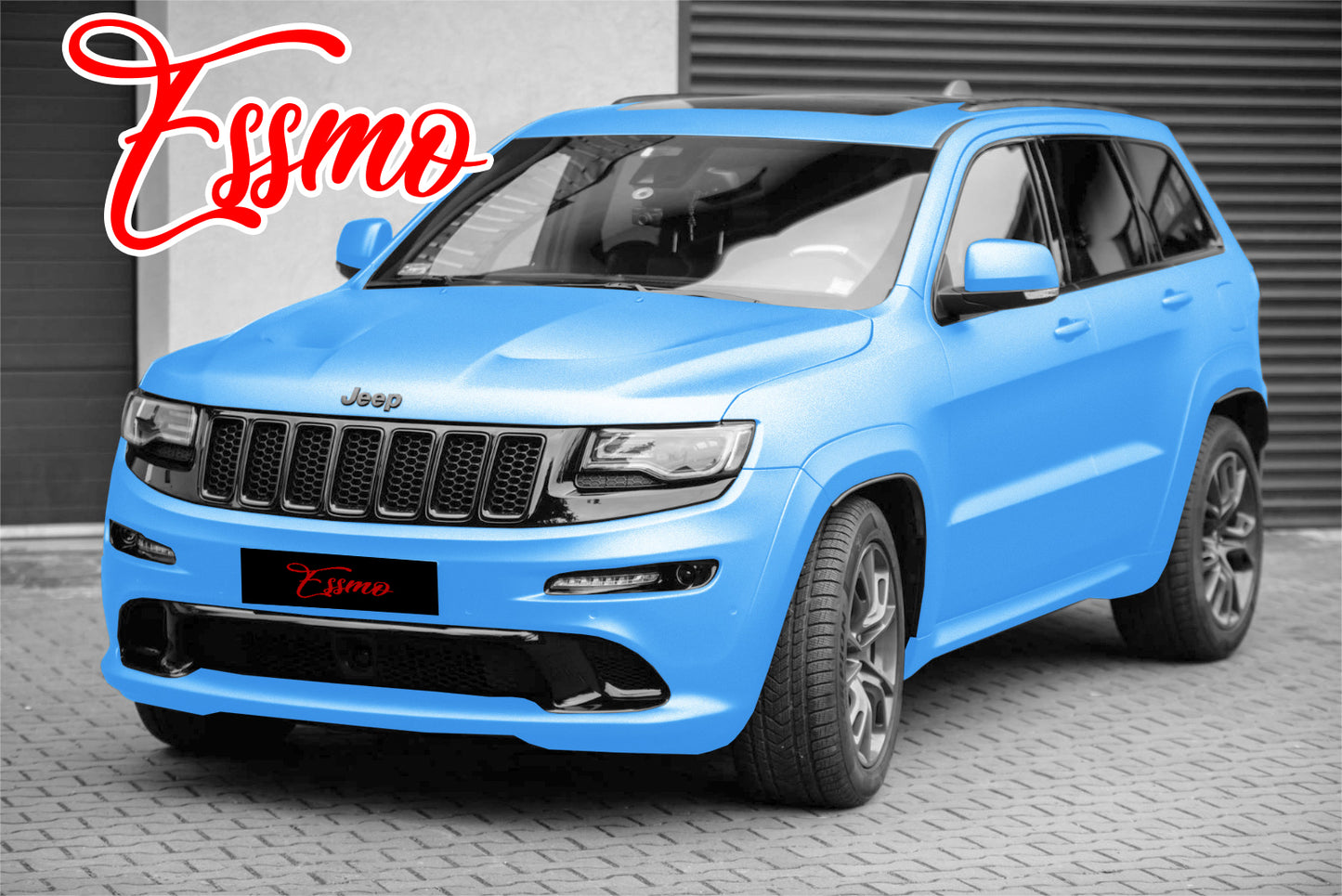 Matte Metallic Satin Pearl Light blue Vinyl Wrap