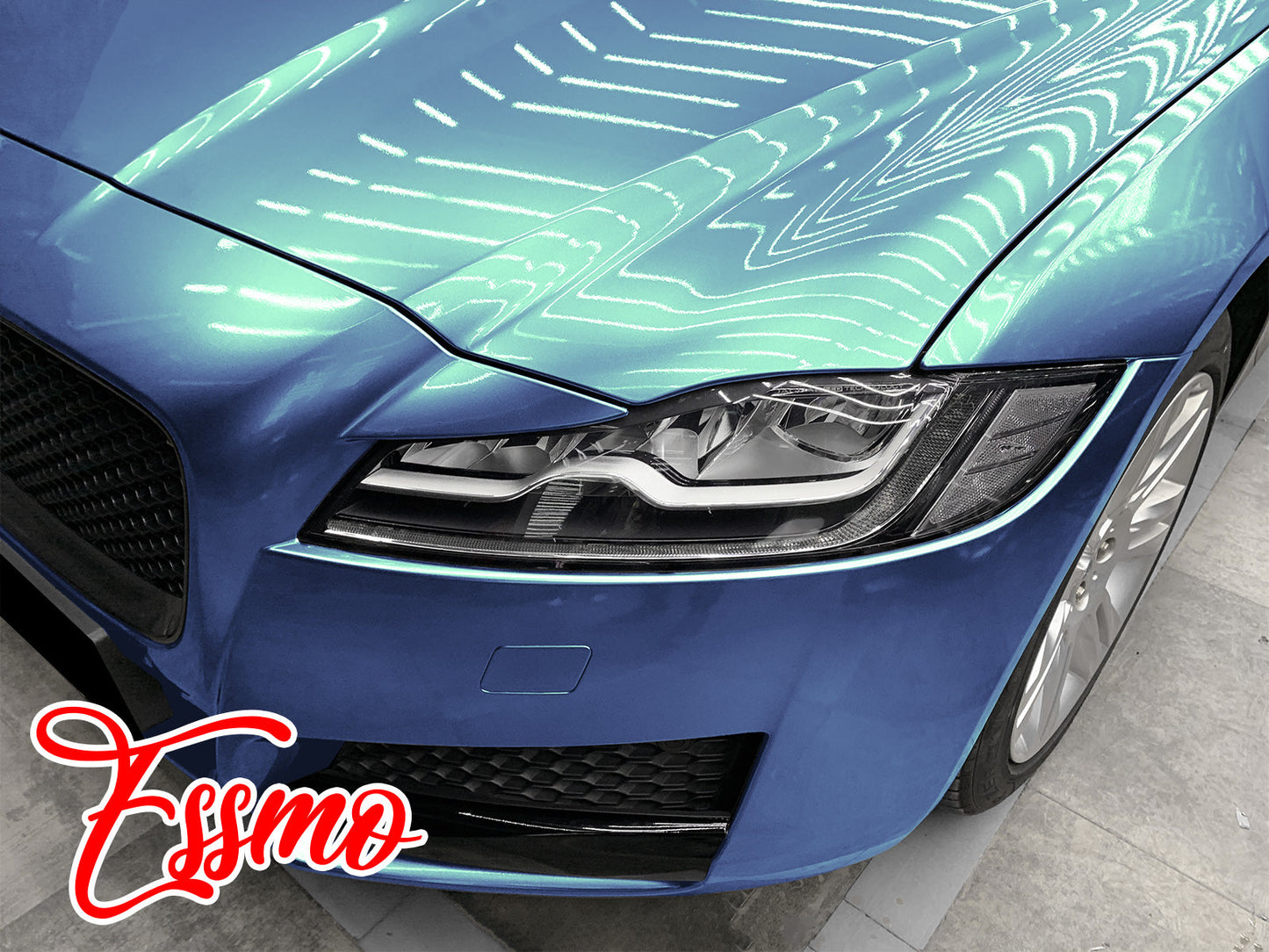 Coral Gloss Peacock Green Vinyl Wrap