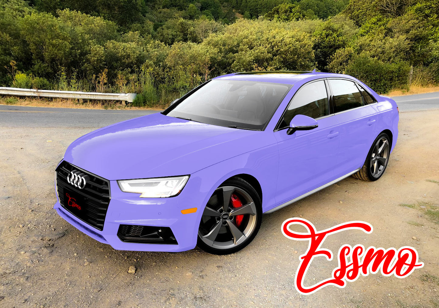 High Gloss Violet Purple Vinyl Wrap