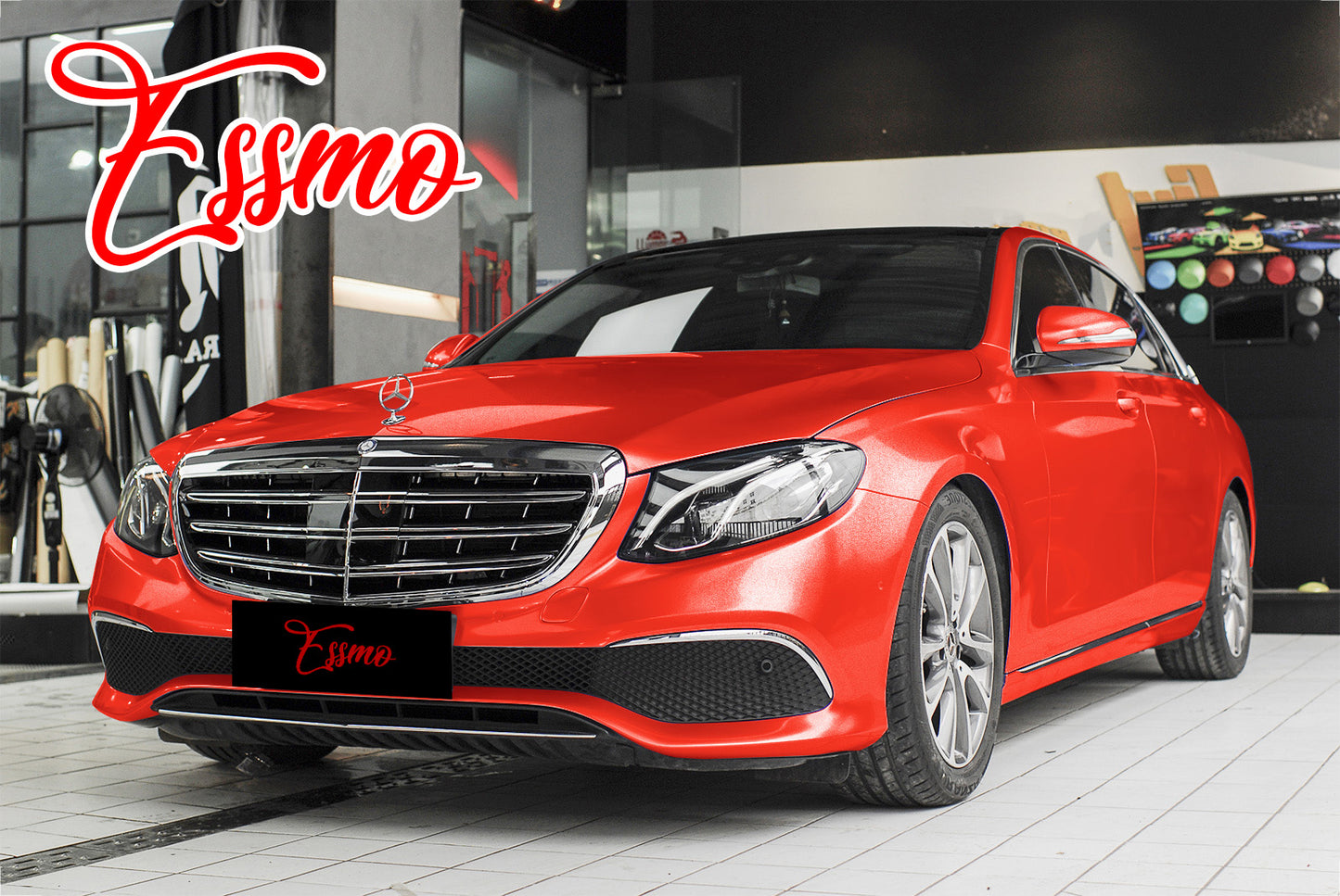 Super Gloss Metallic Candy Red Vinyl Wrap