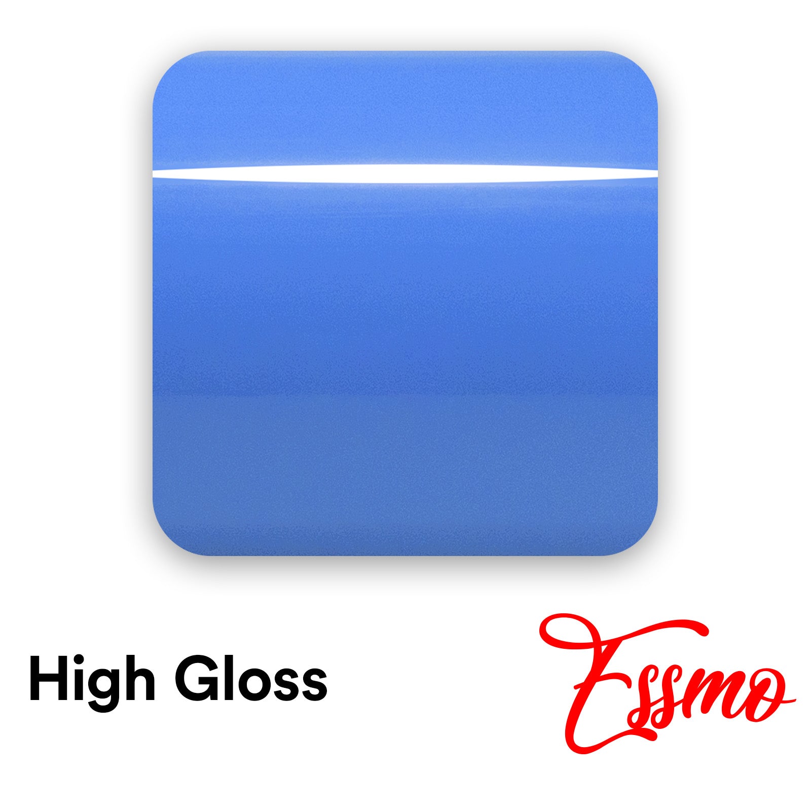 High Gloss Marina Blue Vinyl Wrap – Essmovinyl