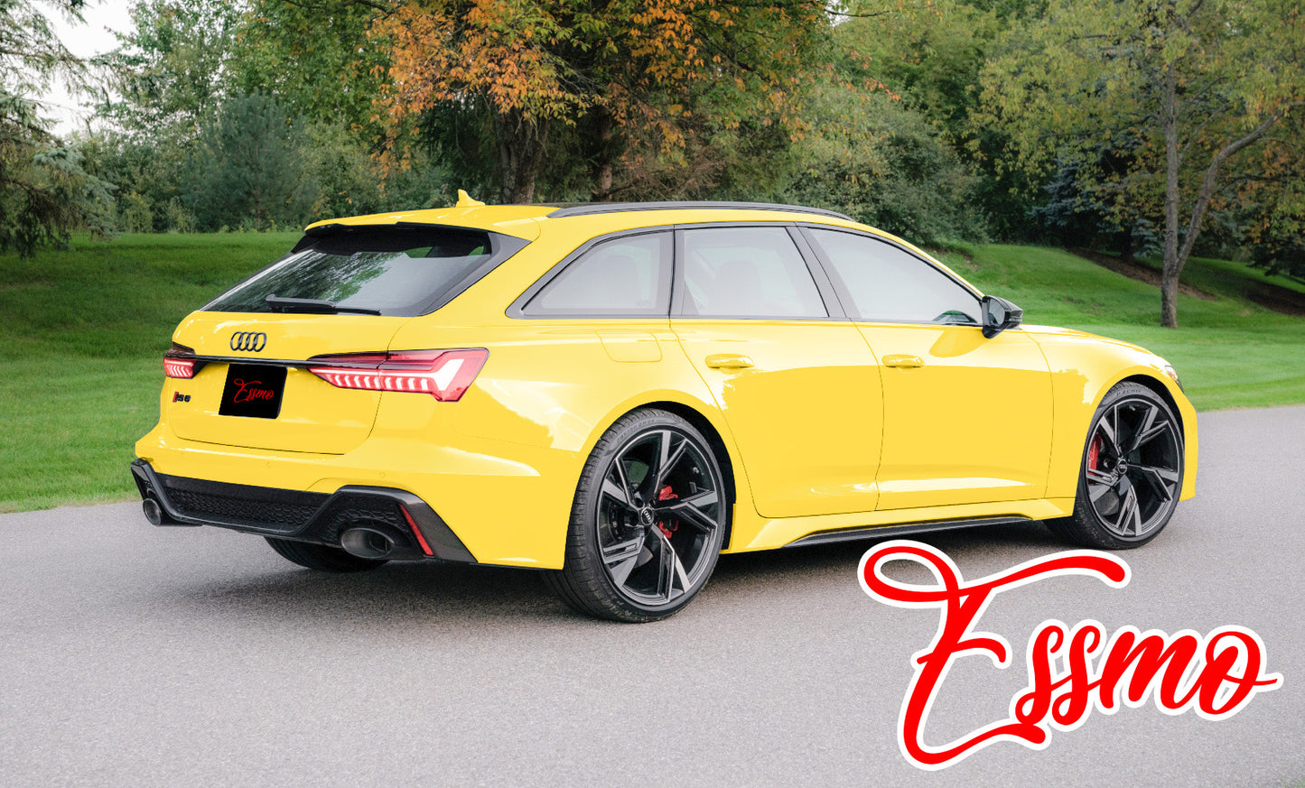 High Gloss Lemon Yellow Vinyl Wrap