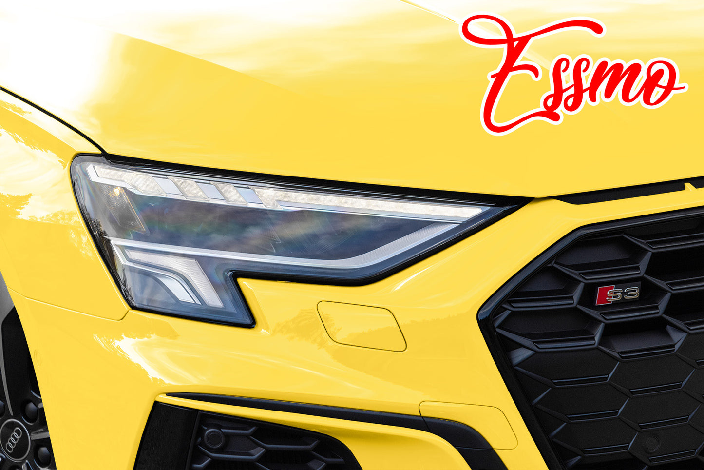 High Gloss Lemon Yellow Vinyl Wrap