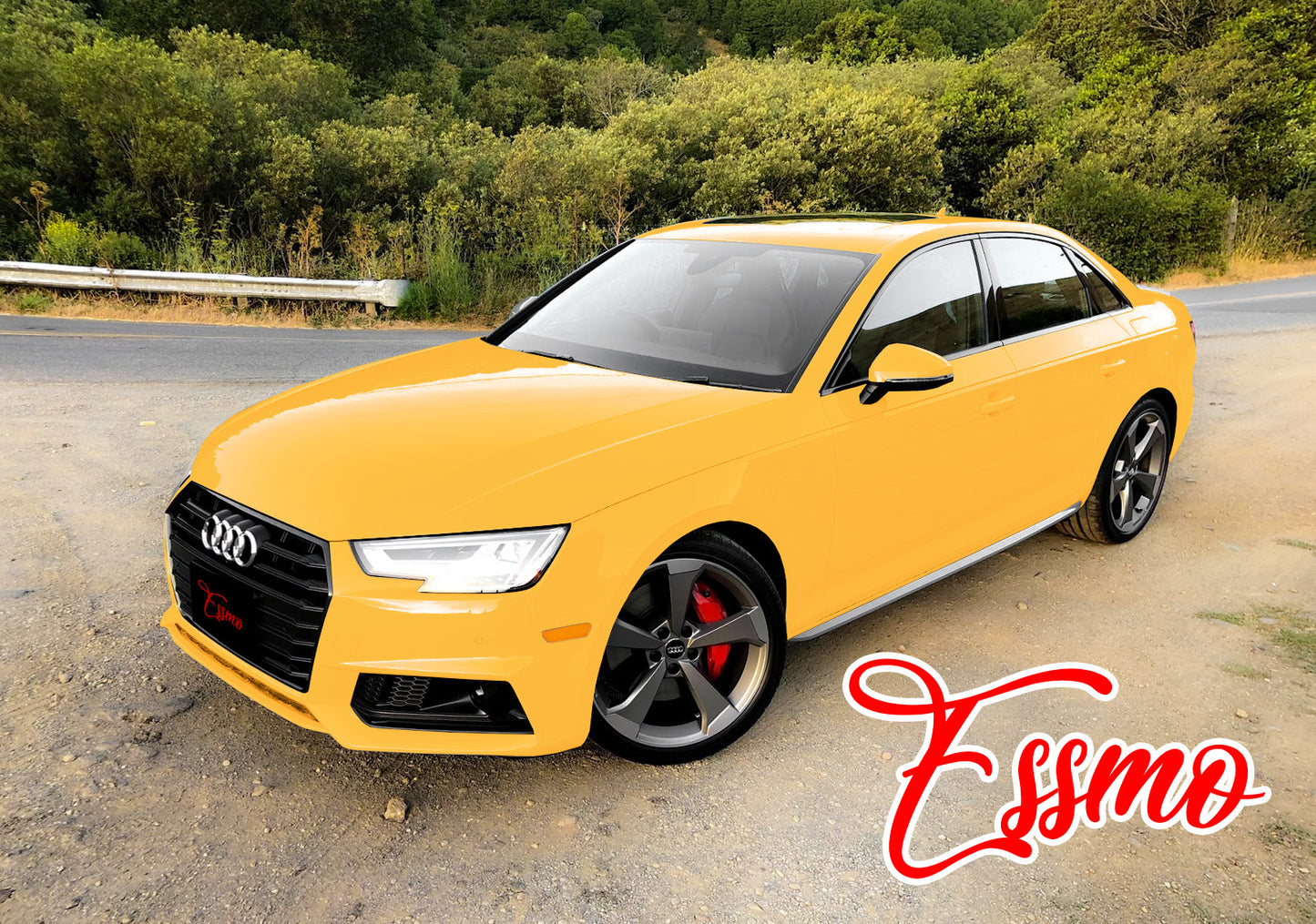 High Gloss Sunflower Yellow Vinyl Wrap