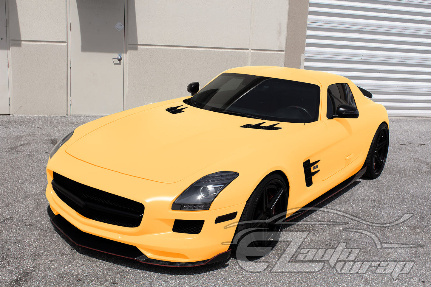 Satin Sunflower Yellow Matte Flat Vinyl Wrap