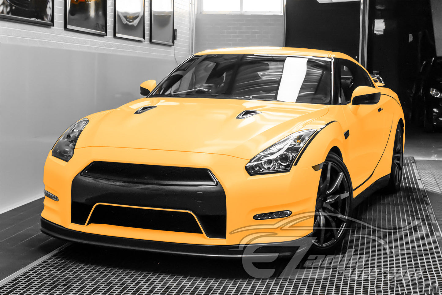 Satin Sunflower Yellow Matte Flat Vinyl Wrap