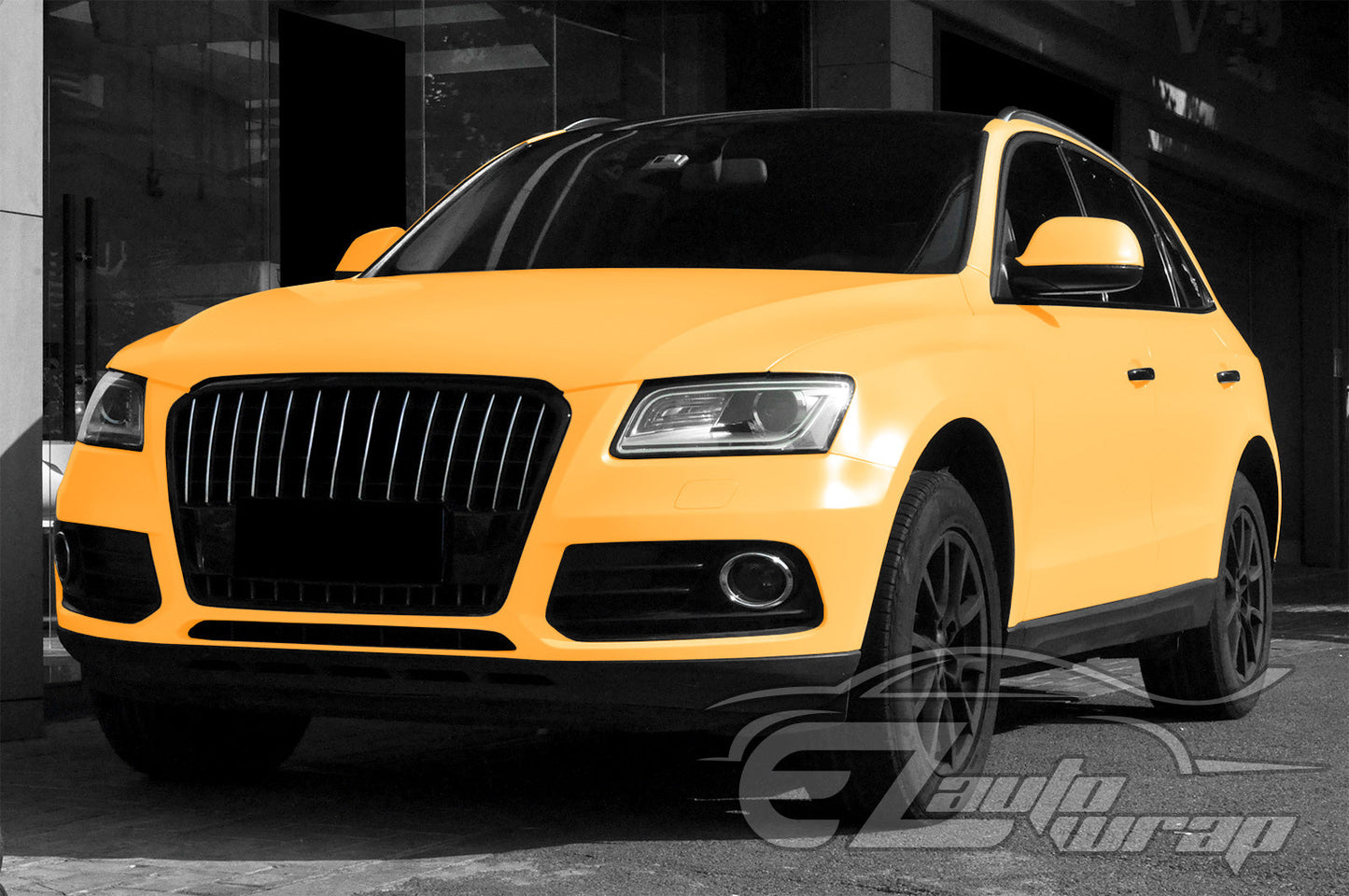 Satin Sunflower Yellow Matte Flat Vinyl Wrap
