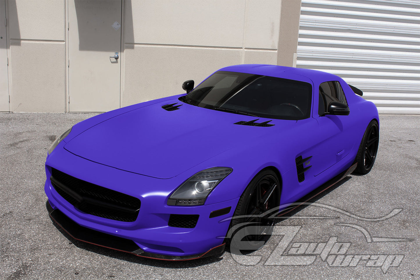 Satin Purple Matte Flat Vinyl Wrap