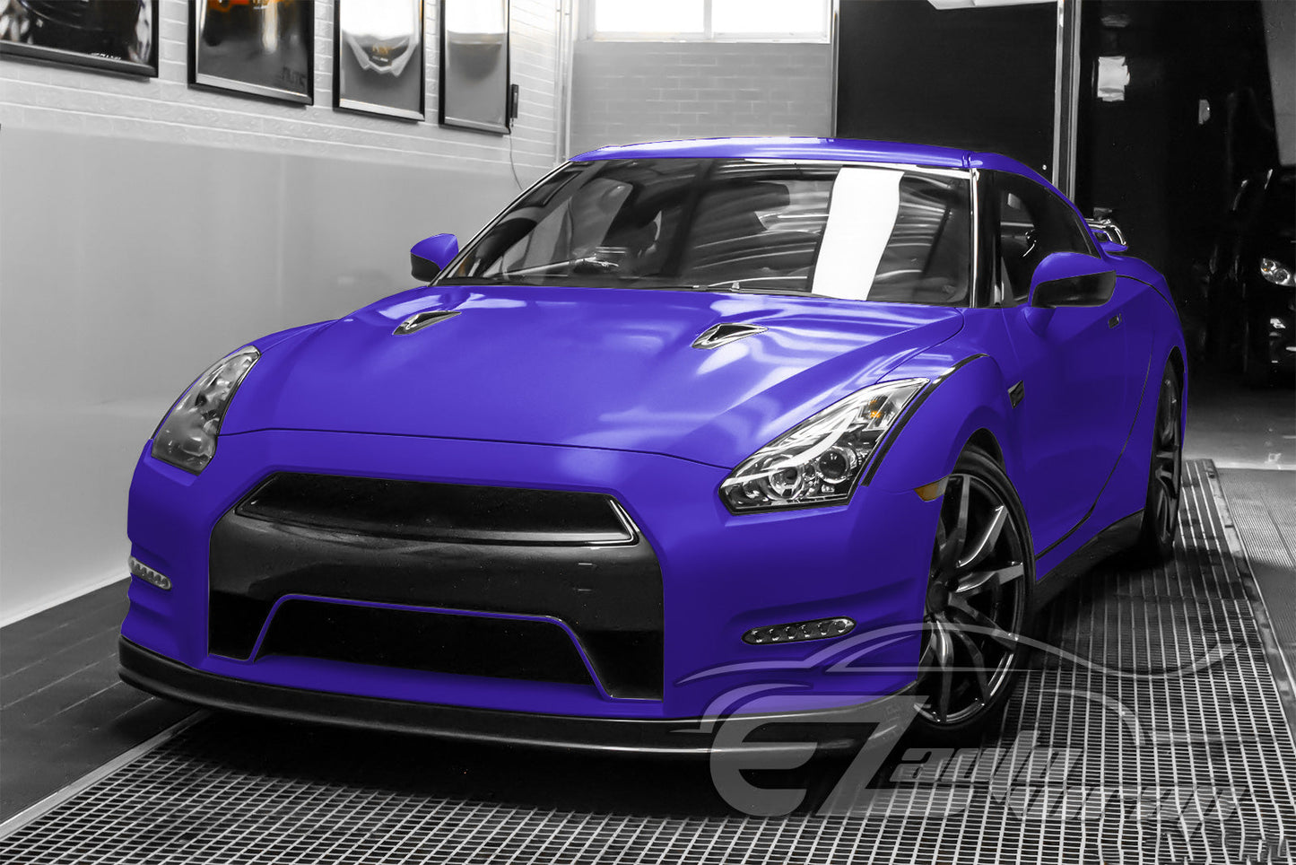 Satin Purple Matte Flat Vinyl Wrap