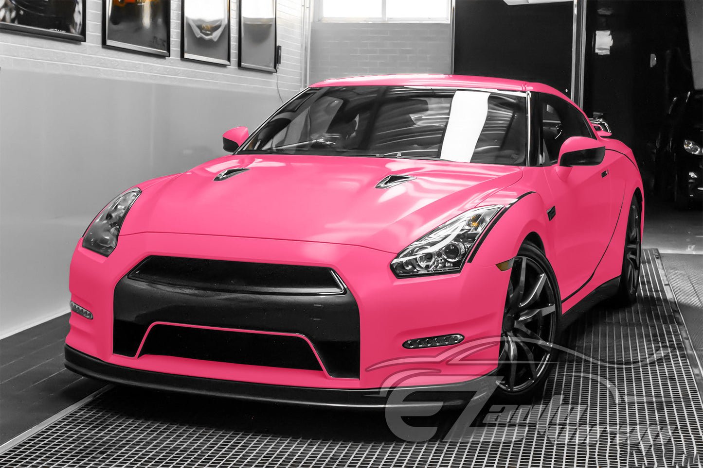 Satin Rose Red Matte Flat Vinyl Wrap