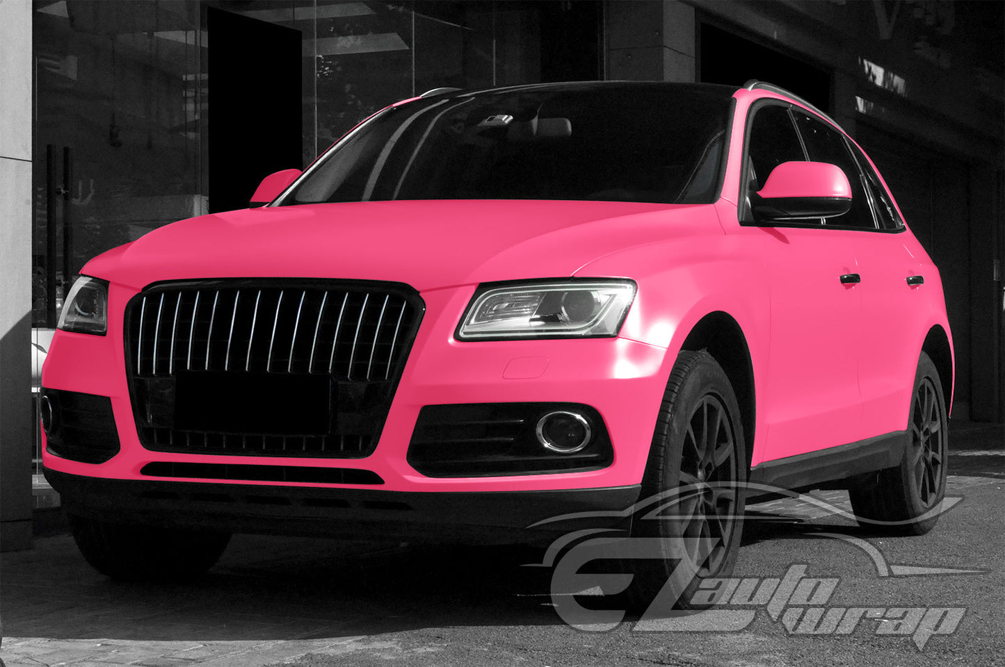 Satin Rose Red Matte Flat Vinyl Wrap