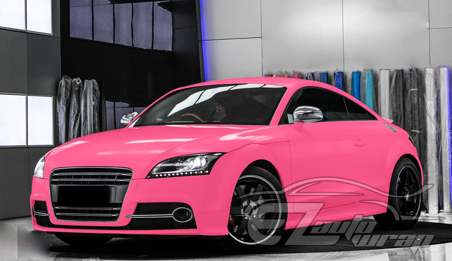 Satin Rose Red Matte Flat Vinyl Wrap