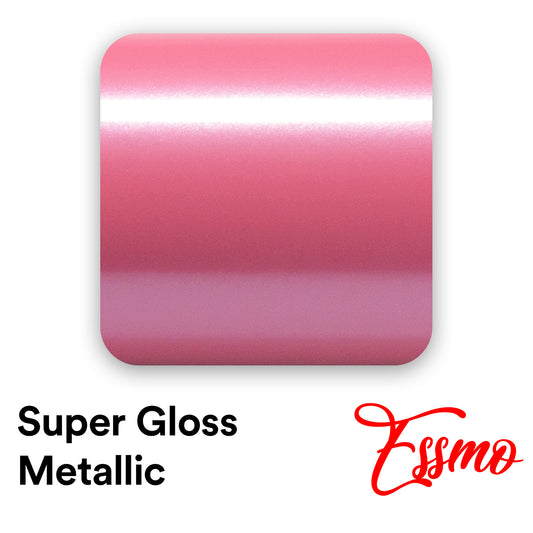 Super Gloss Metallic Petal Pink Vinyl Wrap