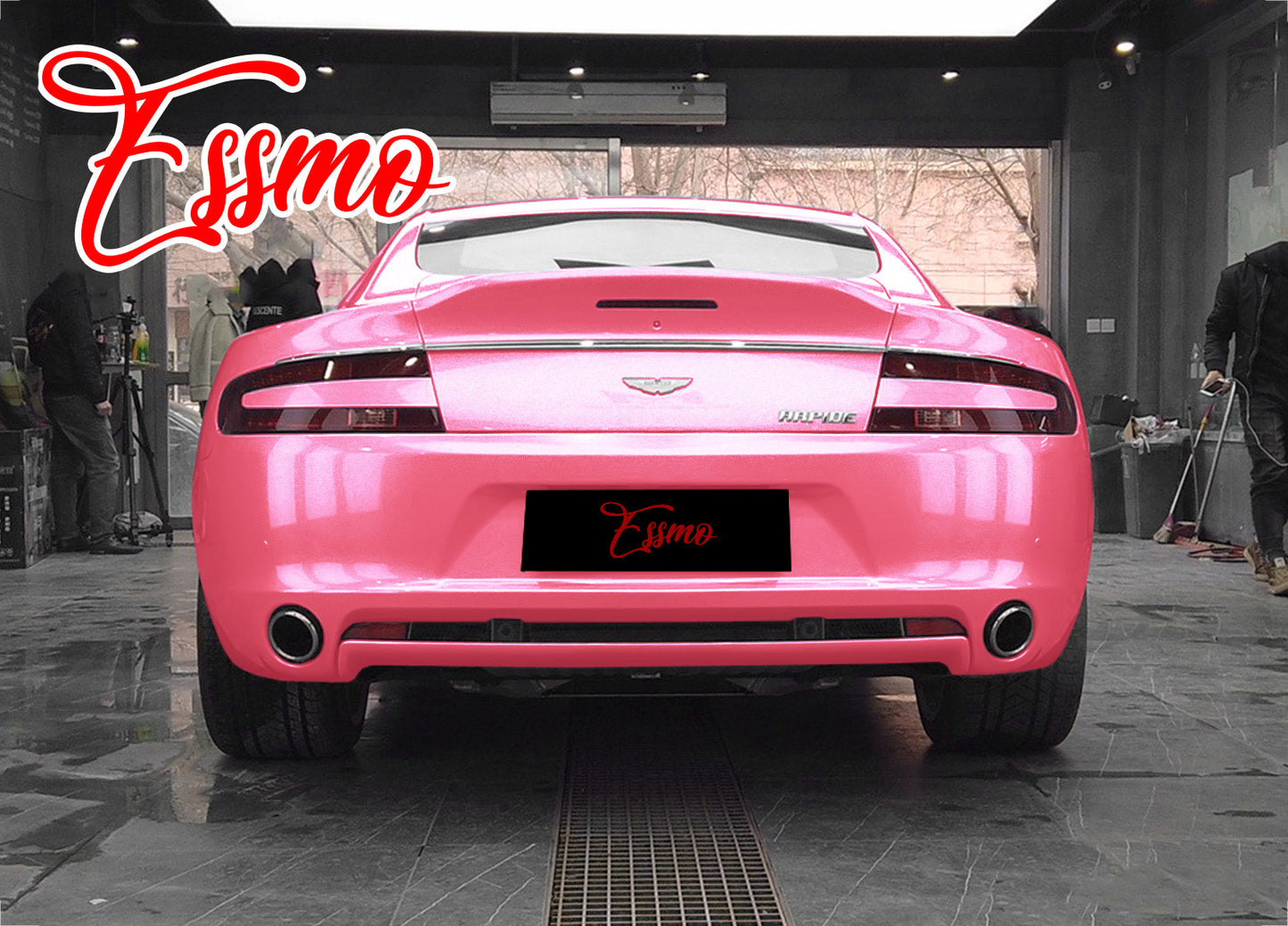 Super Gloss Metallic Petal Pink Vinyl Wrap