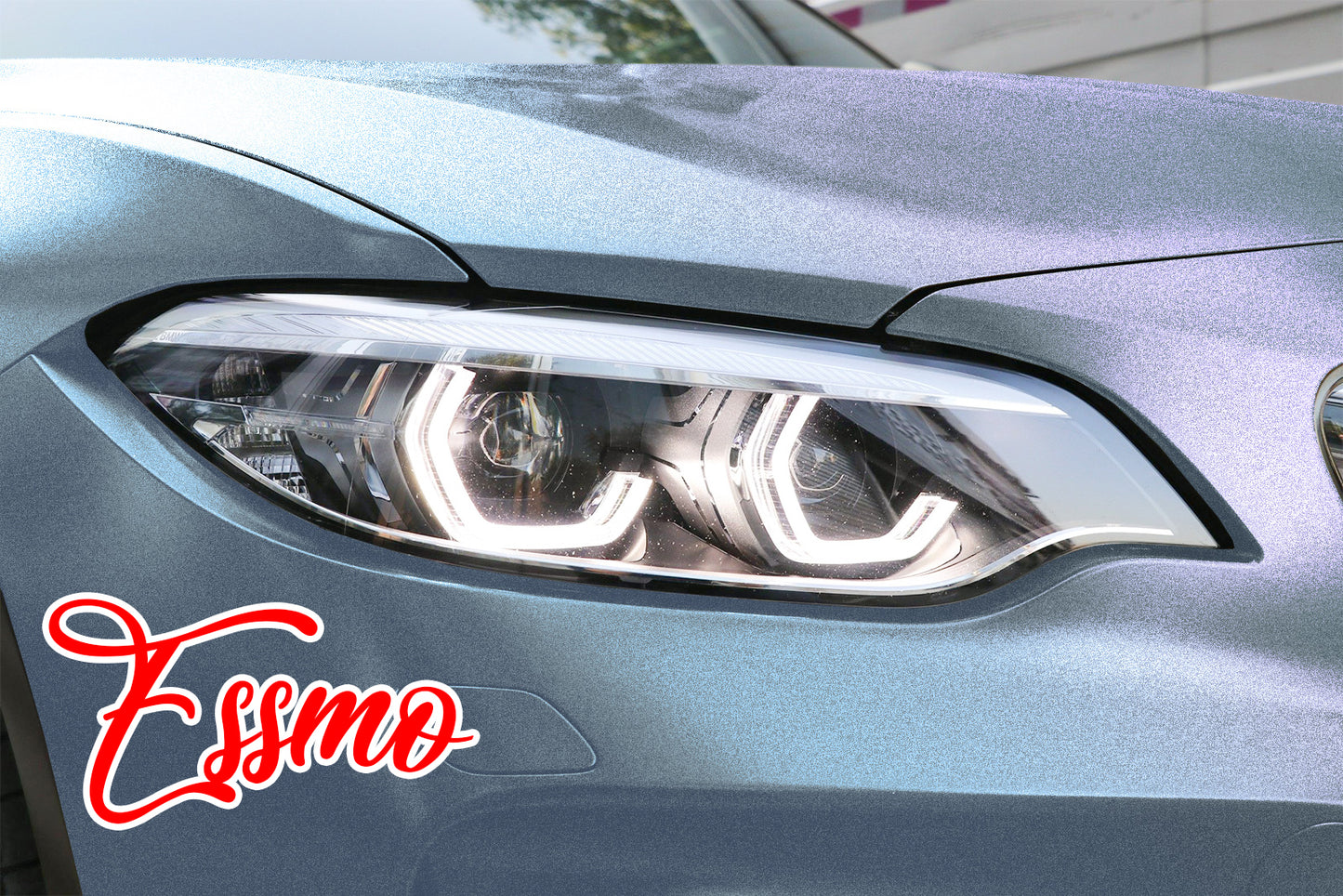 Space Candy Matte Gray Blue Vinyl Wrap