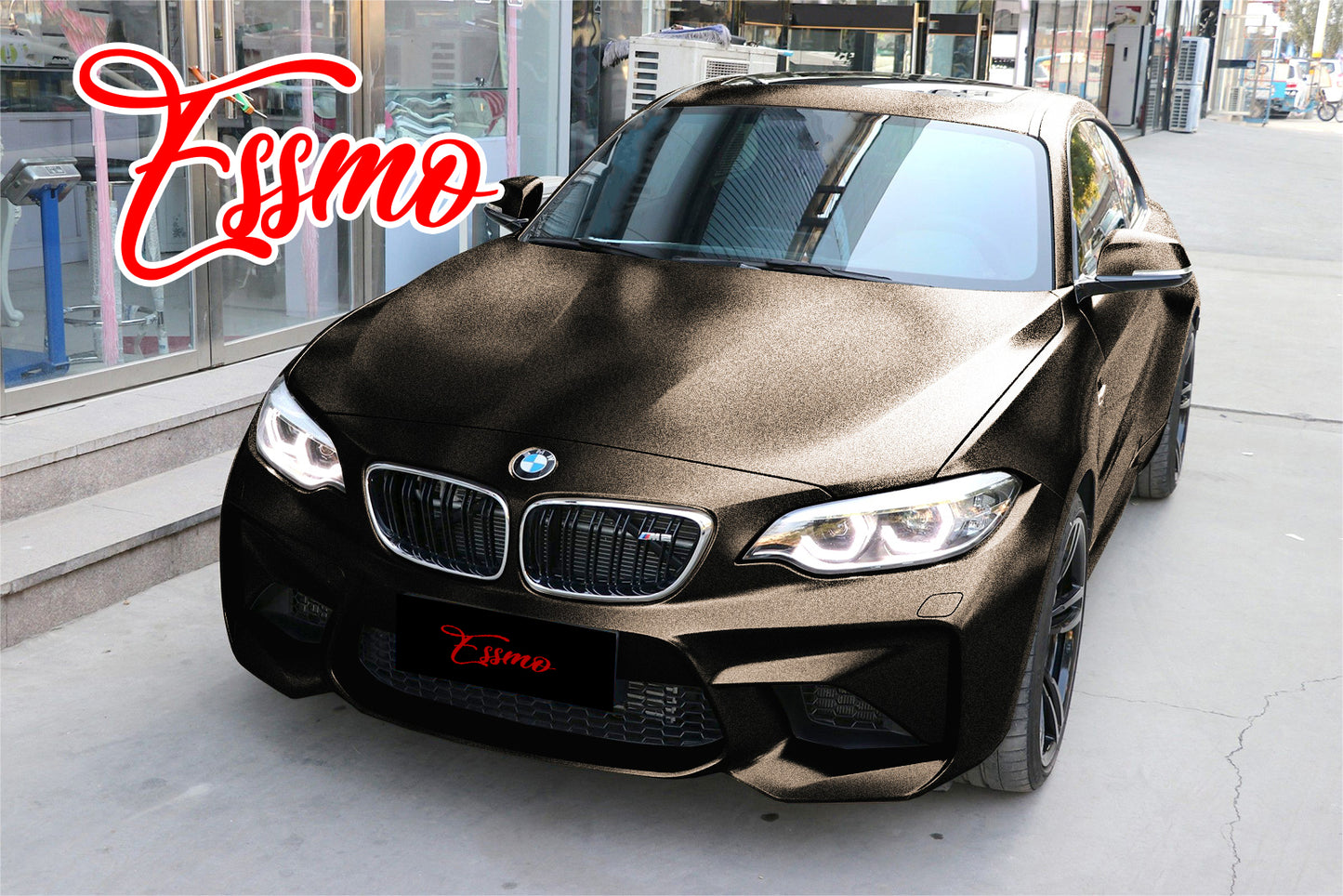 Matte Metallic Satin Pearl Black Bronze Vinyl Wrap
