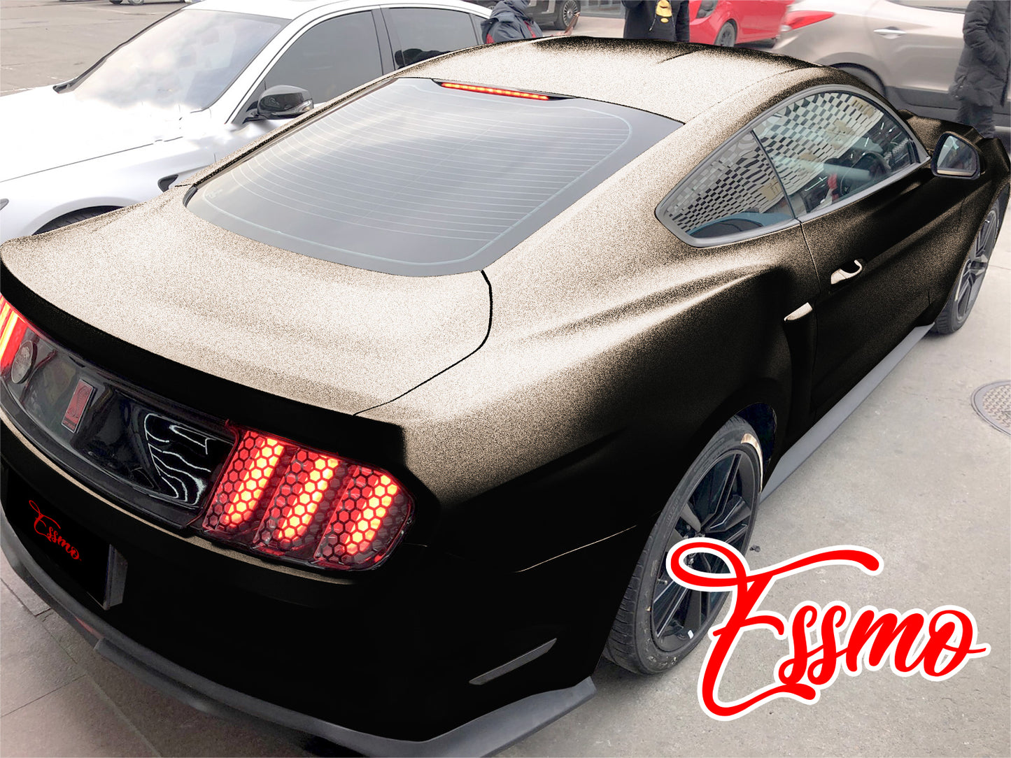Matte Metallic Satin Pearl Black Bronze Vinyl Wrap