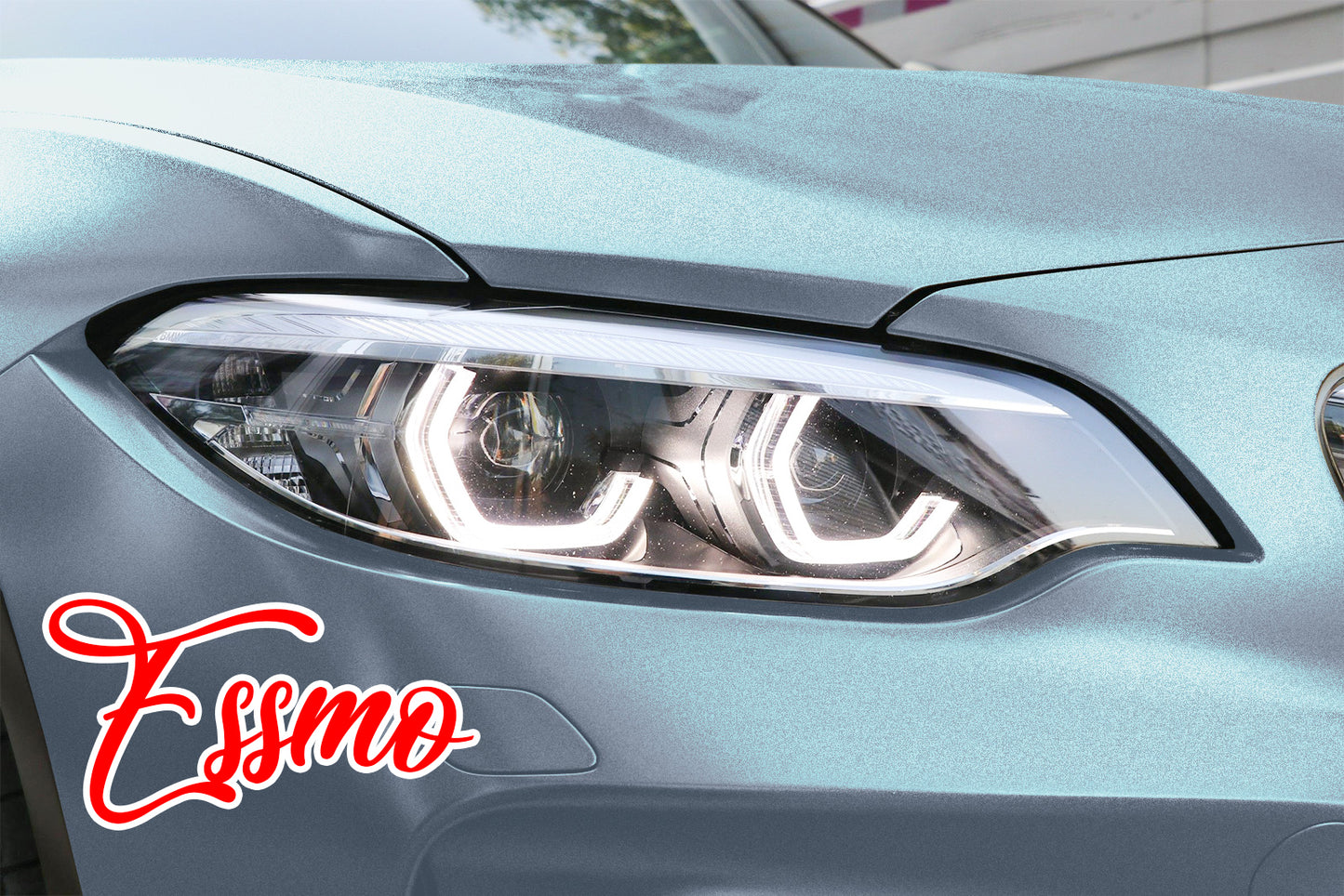 Space Candy Matte Gray Teal Vinyl Wrap