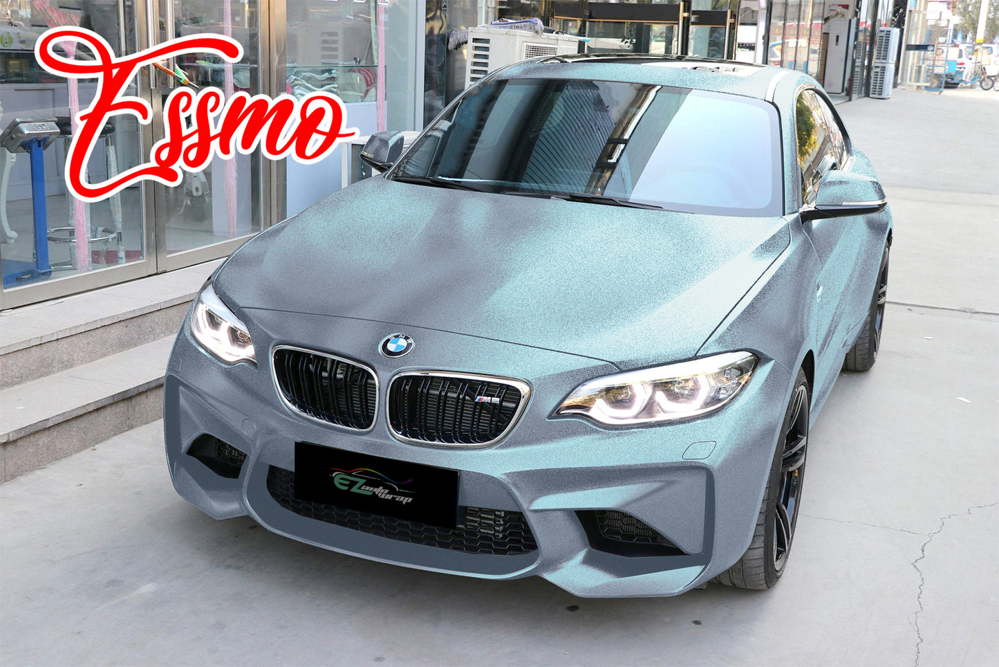 Space Candy Matte Gray Teal Vinyl Wrap
