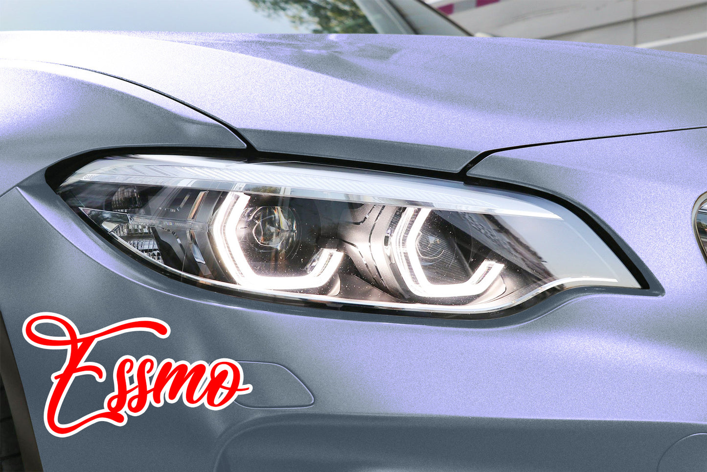 Space Candy Matte Gray Purple Vinyl Wrap