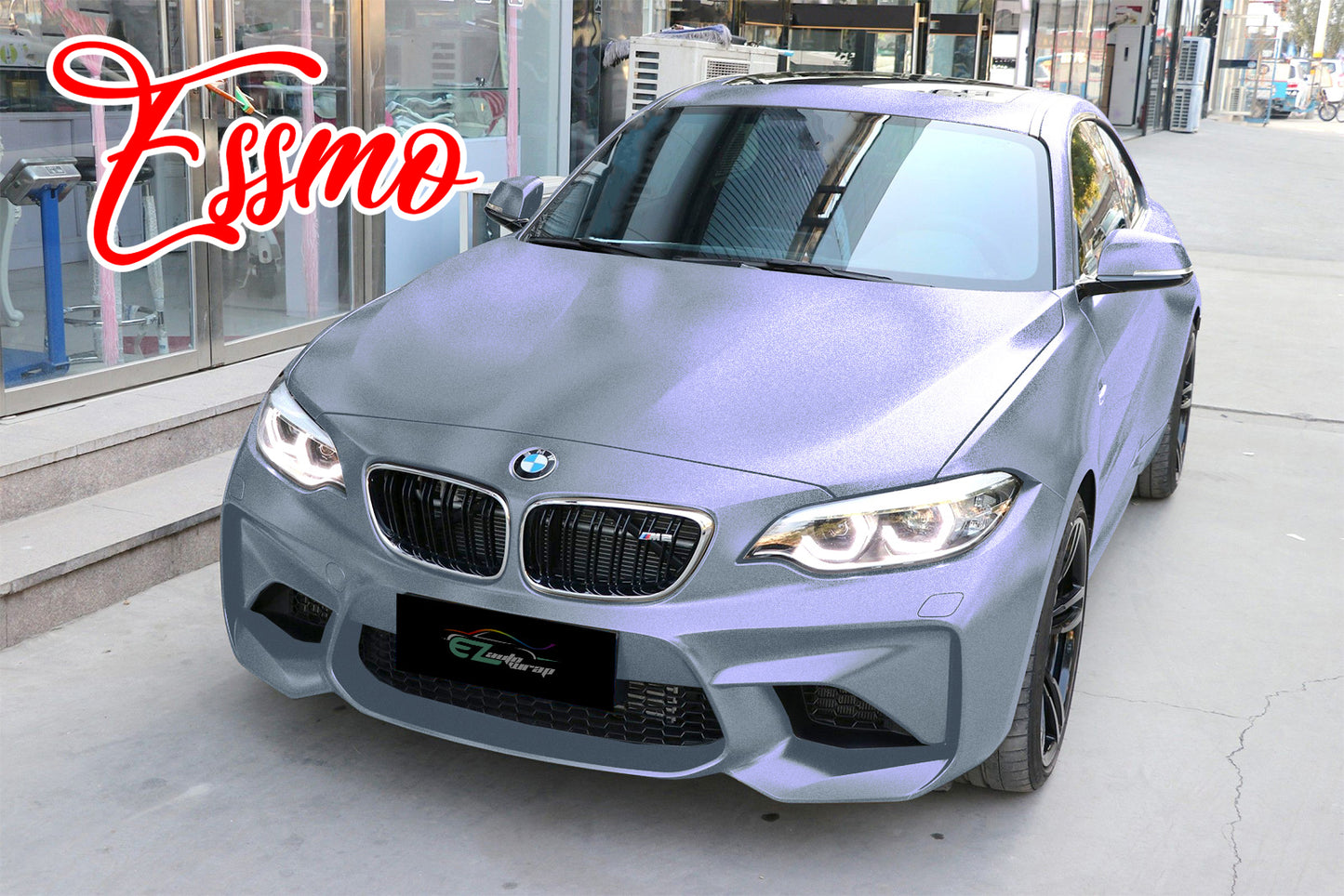 Space Candy Matte Gray Purple Vinyl Wrap