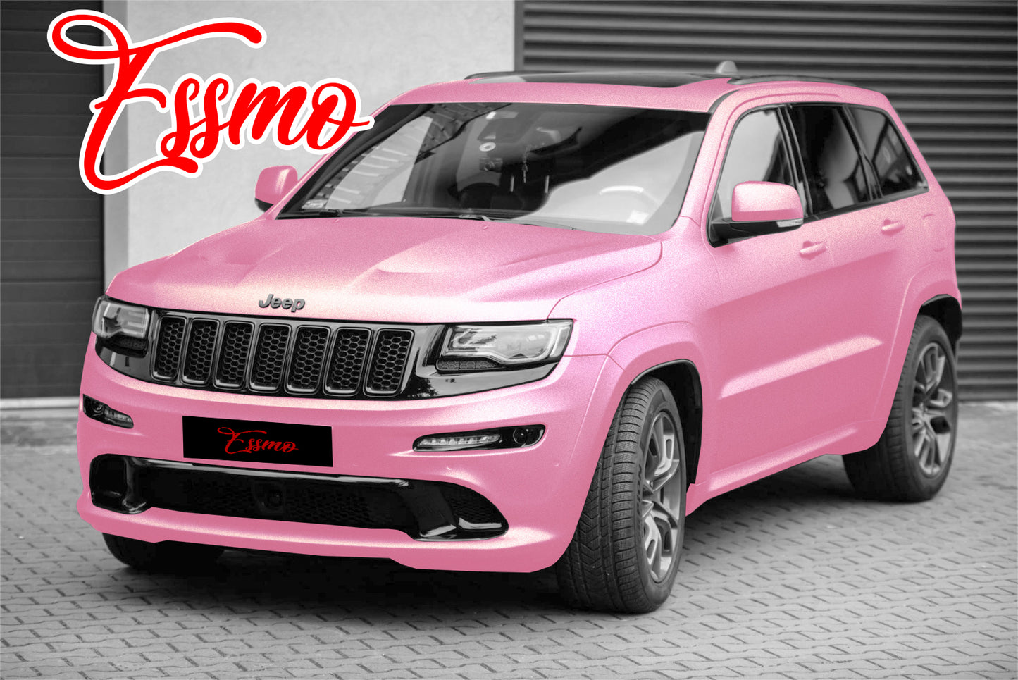 Matte Metallic Satin Pearl Diamond Pink Vinyl Wrap