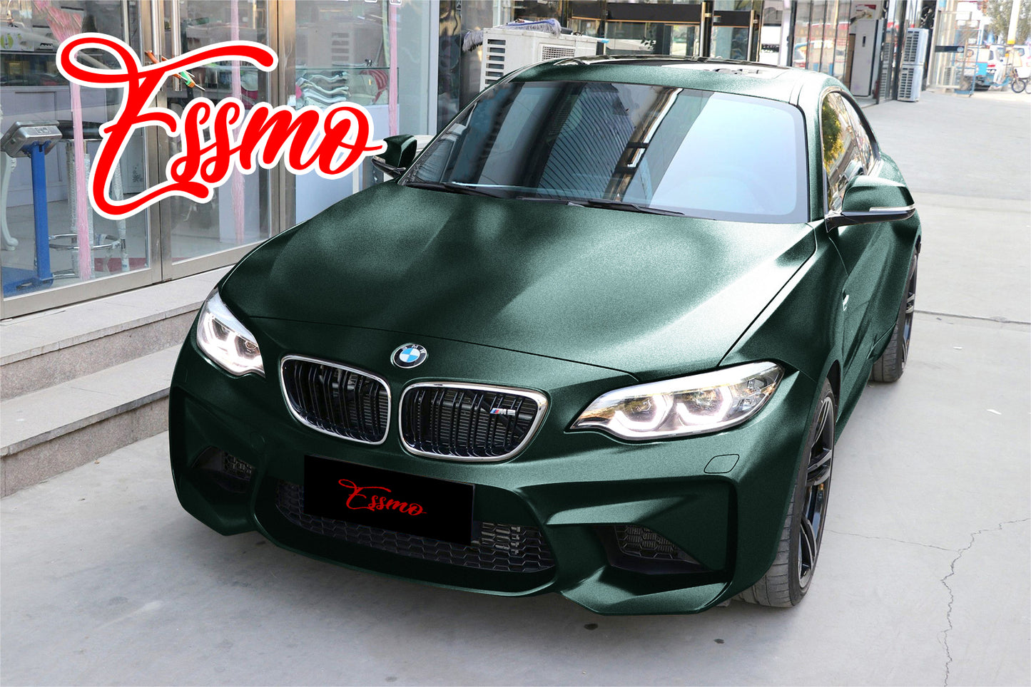 Matte Metallic Satin Pearl Army Green Vinyl Wrap