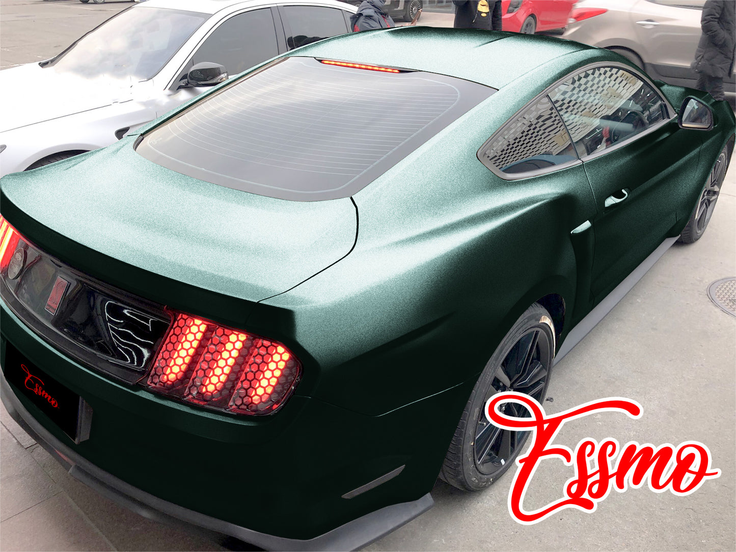 Matte Metallic Satin Pearl Army Green Vinyl Wrap