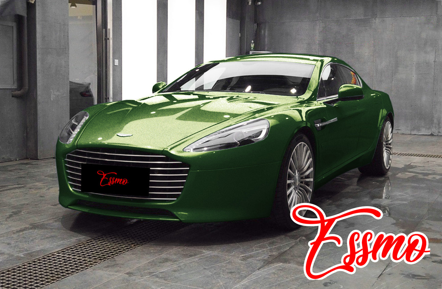 Super Gloss Metallic Mamba Green Vinyl Wrap