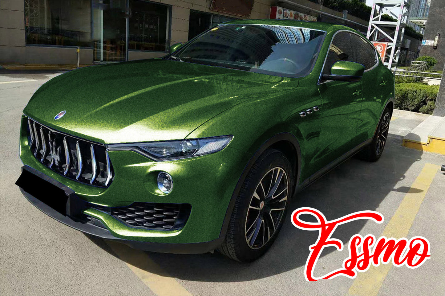 Super Gloss Metallic Mamba Green Vinyl Wrap