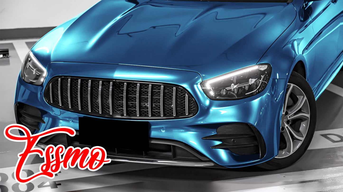 Coral Gloss Peacock Blue Vinyl Wrap