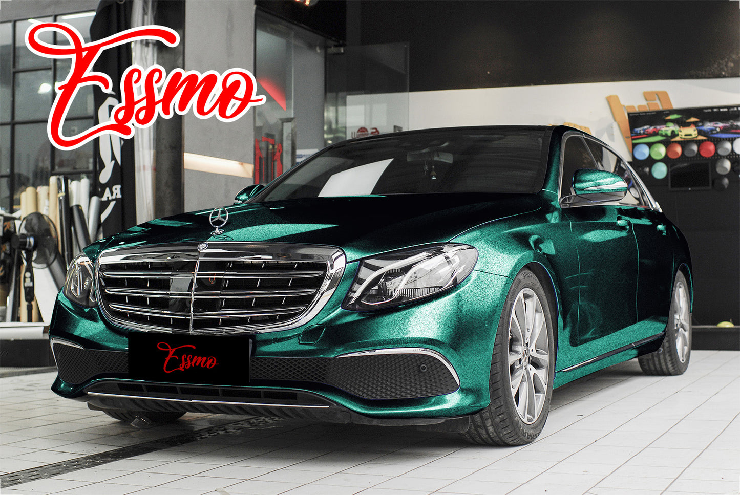 Super Gloss Metallic Midnight Green Vinyl Wrap
