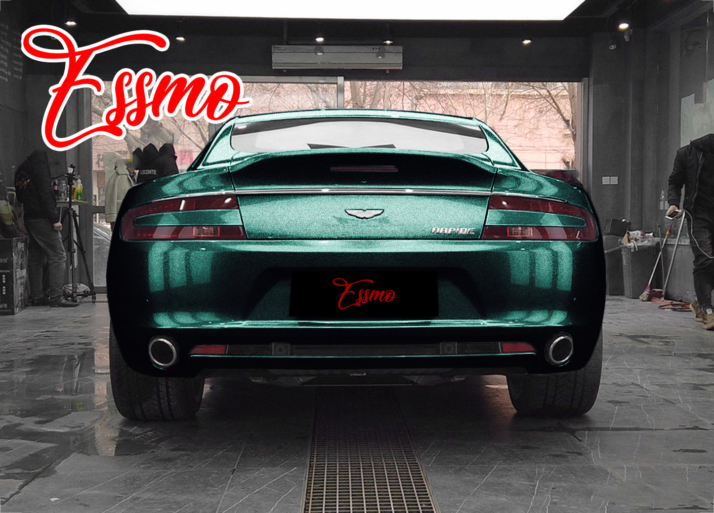 Super Gloss Metallic Midnight Green Vinyl Wrap