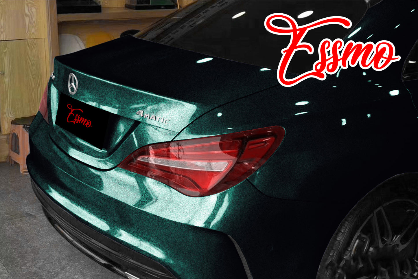 Super Gloss Metallic Midnight Green Vinyl Wrap