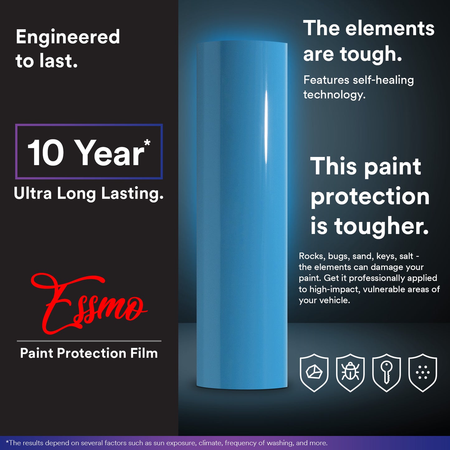 PPF Paint Protection Film ECO Gloss Miami Blue